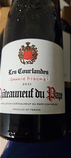 Rona dolina Châteauneuf-du-Pape Les Courlandes Grande Réserve 2021