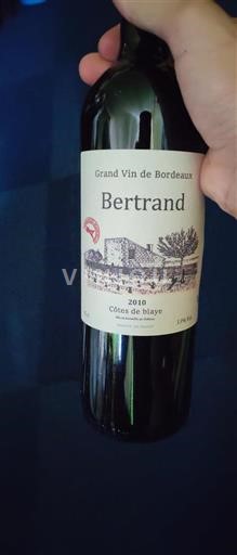 Bordeaux Côtes-de-blaye Bertrand 2010