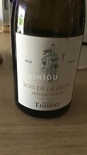 Burgundy Mâcon and Mâcon-Villages Domaine Thibert Bois de la Croix 2018