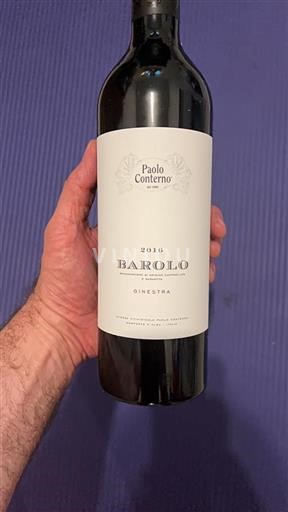 Piemont Barolo Paolo Conterno Ginestra 2016