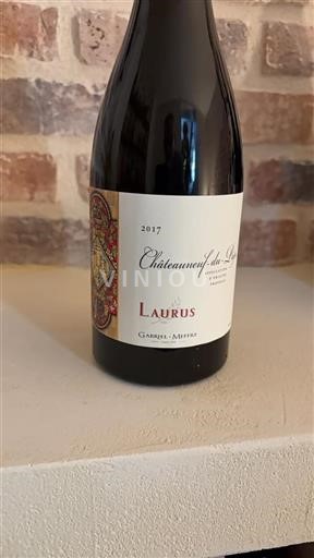 Rhônedalen Châteauneuf-du-Pape Gabriel Meffre Laurus 2017