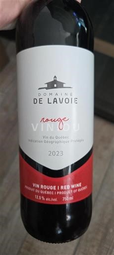 Québec Domaine Lavoie rouge 2023