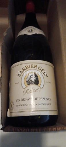 Vin Rouge sec Barbier Gély 1983 France Languedoc AOC