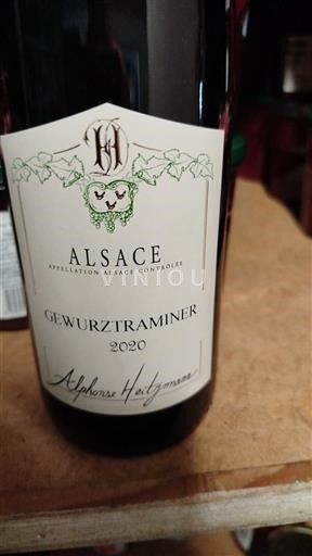 Alsazia Grand Cru Alphonse Heitzmann 2020