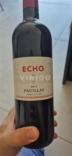 Bordeaux Pauillac Château Lynch-Bages Echo 2017