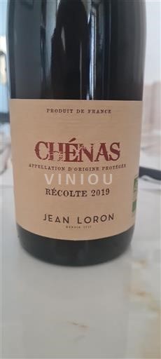 Beaujolais Chénas Jean Loron 2019
