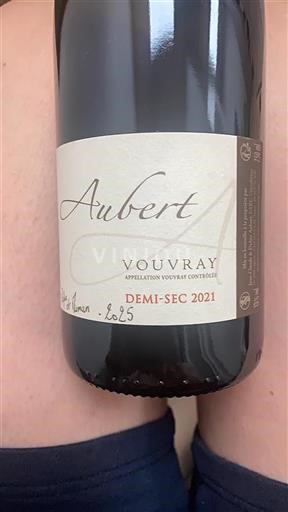 Vallée de la Loire Vouvray Aubert 2021