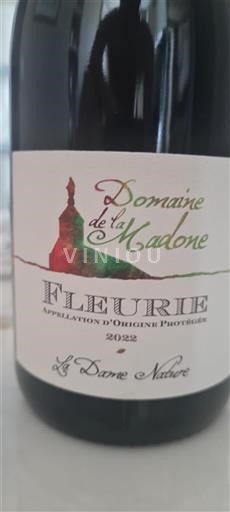 Beaujolais Fleurie Domaine La Madone La Dame Nature 2022