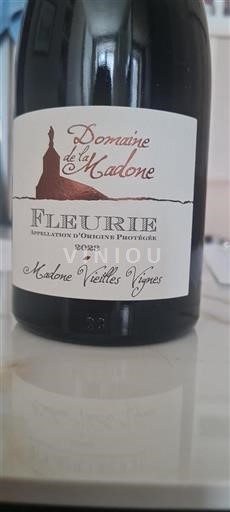 Beaujolais Fleurie Domaine La Madone Madone Vieilles Vignes 2023