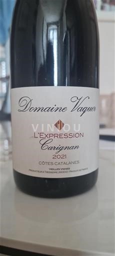 Linguadoca e Rossiglione Côtes catalanes Domaine Vaquer L'Expression 2021