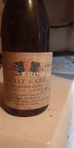 Bourgogne Rully Premier Cru Georges Duvernay Les Champs Cloux Non Millésimé