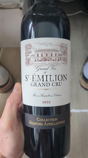 Bordeaux Saint-Émilion Grand Cru Grand Cru Collection Grandes Appellations 2022