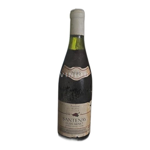 Burgundija Santenay Clos Genet 1989