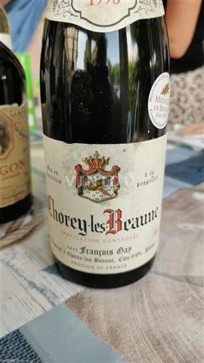 Bourgogne Chorey-lès-beaune Domaine François Gay 1998