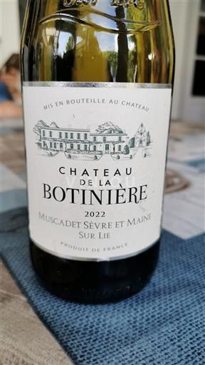 Valle della Loira Muscadet Sèvre et Maine Château La Botinière 2022