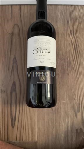 Sud-Ovest Fronton Château Cahuzac Authentique 2012