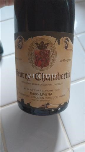 Borgogna Gevrey-Chambertin Bruno LIVERA Senza annata