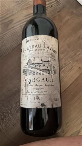 Bordeaux Margaux Cru Bourgeois Tayac 1994