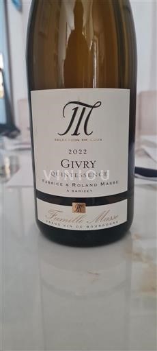 Burgundy Givry Famille Masse Quintessence 2022