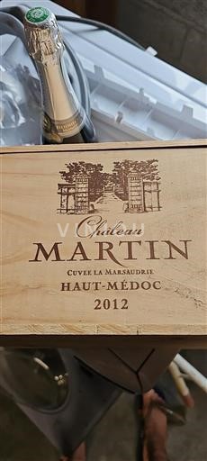 Bordeaux Haut-Médoc Château Martin La Marsaudrie 2012