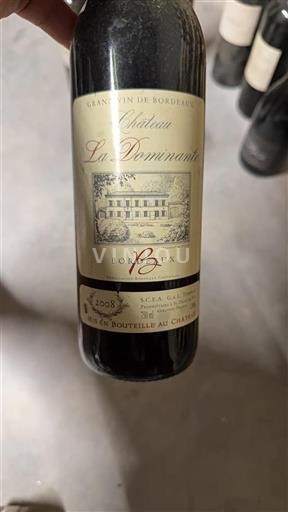 Burdeos Bordeaux Château La Dominante 2008