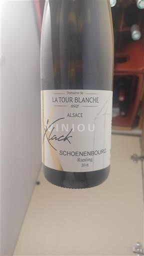 Alsace Määrittelemätön Grand Cru Domaine La Tour Blanche Klack 2018