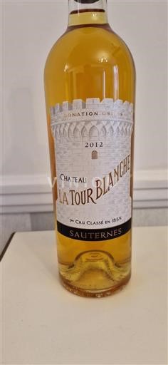 Bordeaux Sauternes Premier Cru Château La Tour Blanche 2012