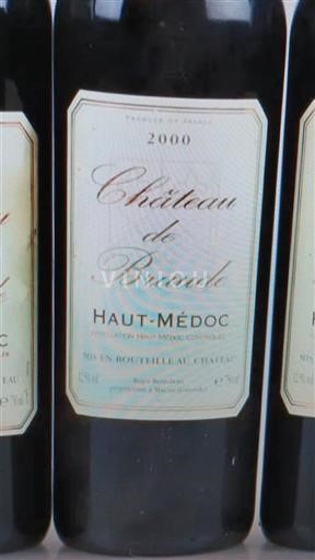 Bordeaux Haut-Médoc Château Braude 2000