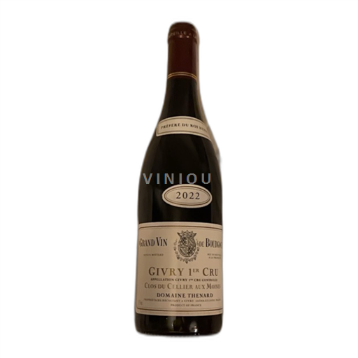 Burgundy Givry Premier Cru Domaine Thenard Clos du Cellier aux Moines 2022