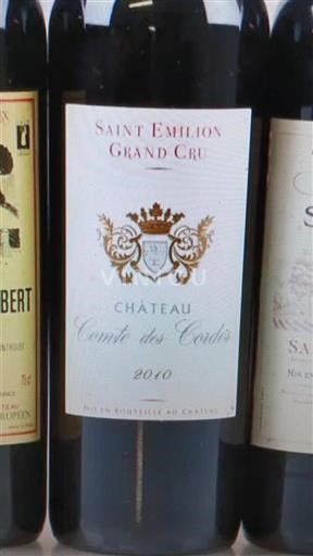 Bordeaux Saint-Émilion Grand Cru Château Comte des Cordes 2010
