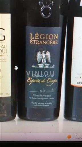 Provenza Côtes de Provenza Légion Étrangère Esprit de Corps 2017