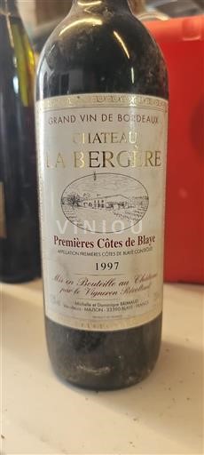 Bordeaux Unspecified Château La Bergère 1997