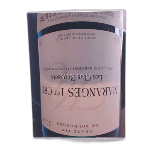 Burgundy Maranges Premier Cru Domaine Maurice Charleux & Fils Les Clos Roussots 2022