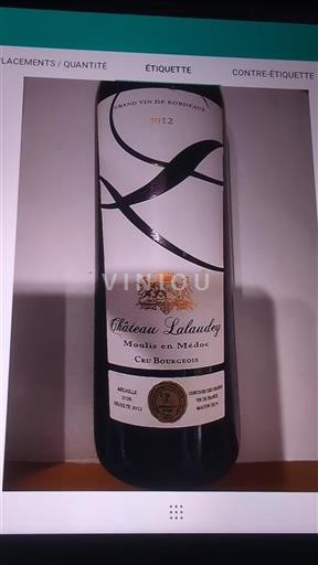 Bordeaux Moulis-en-Médoc Cru Bourgeois Château Lalaudey 2012