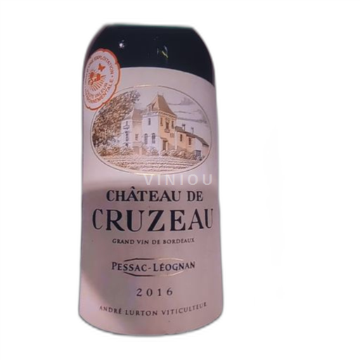 Bordeaux Pessac-Léognan Château Cruzeau 2016