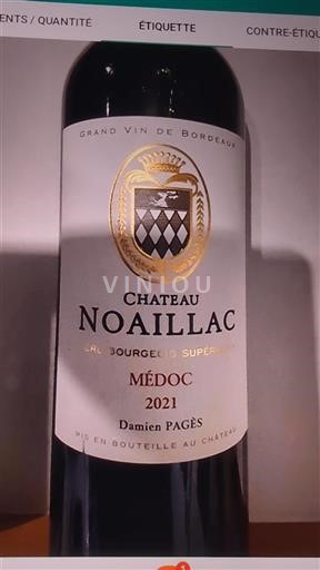 Bordeaux Médoc Château Noaillac 2021
