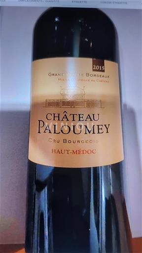 Bordeaux Haut-Médoc Cru Bourgeois Château Paloumey 2015