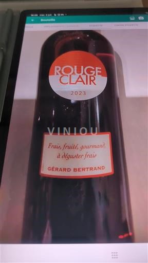Linguadoca Non specificato Gérard Bertrand Rouge Clair 2023