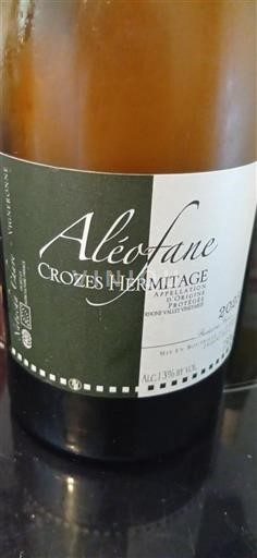 Valle del Rodano Crozes-Hermitage Aléofane 2020