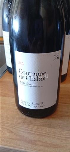 Rhônetal Saint-Joseph Yannick Alléno & Michel Chapoutier Couronne de Chabot 2021