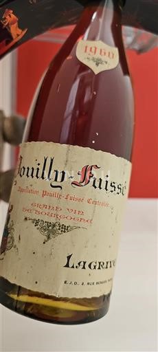 Bourgogne Pouilly-fuissé La Grive 1960