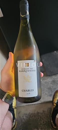 Bourgogne Chablis Domaine Des Marronniers 2018