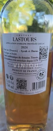Sud-Ouest Gaillac Château Lastours Domeni 2024