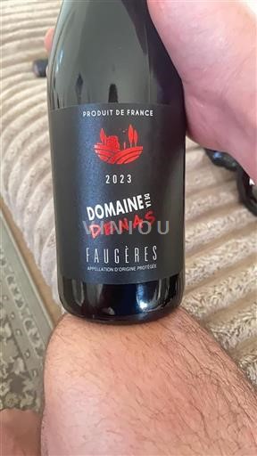 Vin Rouge sec Domaine La Denas 2023 France Languedoc Faugères AOC