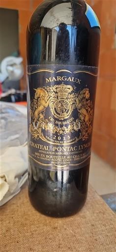 Bordeaux Margaux Cru Bourgeois Château Pontac Lynch 2013