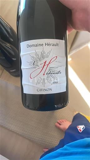Vallée de la Loire Chinon Domaine Hérault l'Hédoniste 2022