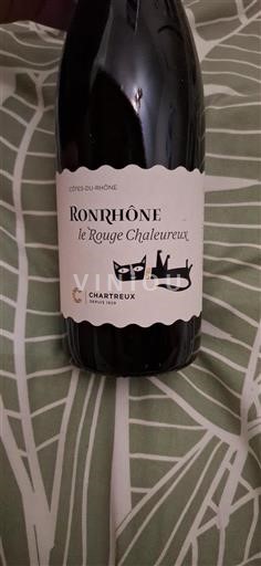 Rhônen laakso Côtes-du-rhône Chartreux le Rouge Chaleureux Ei vuosikertaa