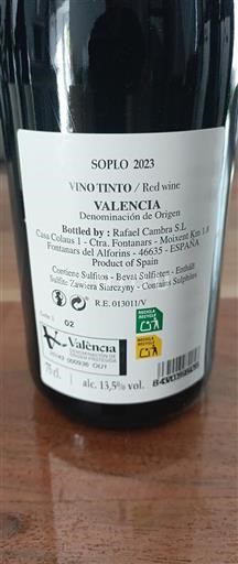 Comunidad Valenciana Valencia Rafael Cambra Soplo 2023