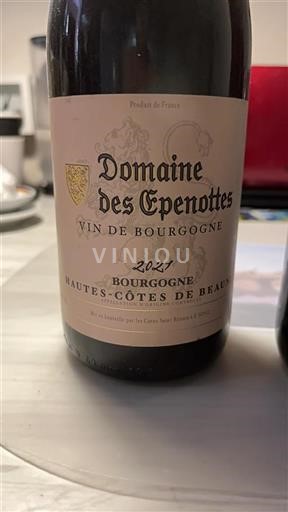 Bourgondië Hautes Côtes de Beaune Domaine Des Epenottes 2021