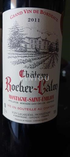 Bordeaux Montagne Saint-Émilion Château Rocher-Calon 2011